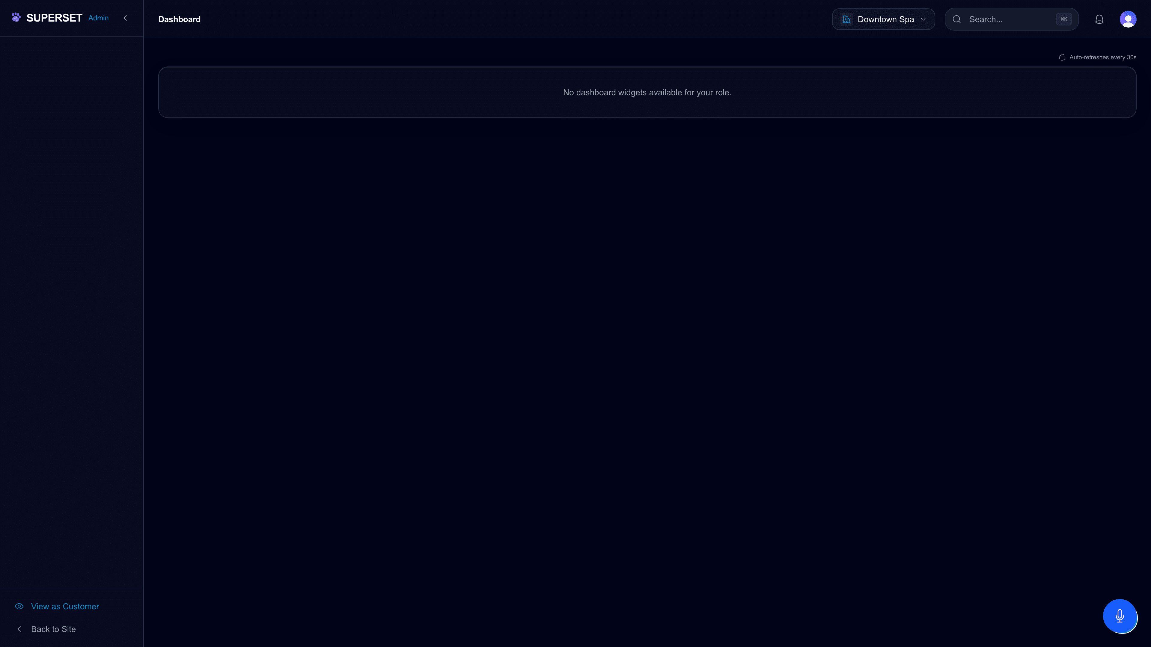 SpruceSuite Dashboard — Your salon at a glance